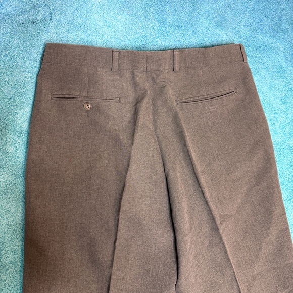 Levi's Travelers Pants Mens 34x26 Grey Polyester Wool Blend Relaxed Vintage - Picture 3 of 14